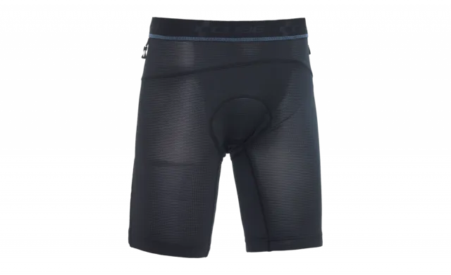 CUBE TOUR Shorts FREE inkl.. Innenhose-schwarz, gepolstert, gerippte Textur-entworfen für Radsport-Komfort, gezeigt auf einem schlichten weißen Hintergrund., Ansicht 2