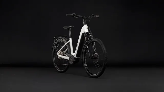 CUBE Nuride Hybrid Performance 720 metallicwhite´n´grey, Ansicht 2