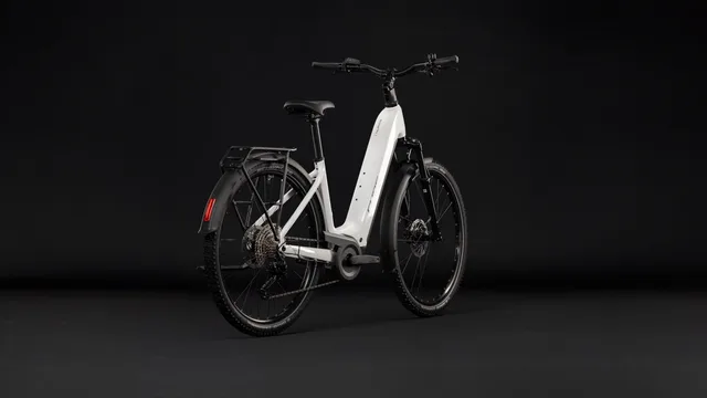 CUBE Nuride Hybrid Performance 720 metallicwhite´n´grey, Ansicht 3