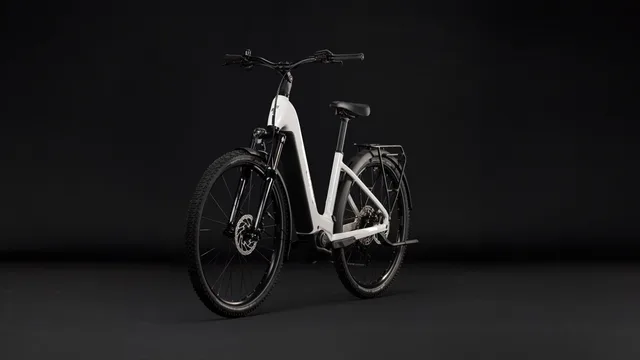 CUBE Nuride Hybrid Performance 720 metallicwhite´n´grey, Ansicht 4