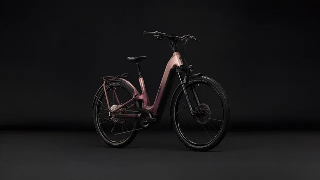 CUBE Nuride Hybrid ONE11 HPC SLX 800 mauve´n´black, Ansicht 2