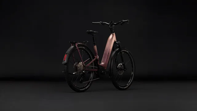 CUBE Nuride Hybrid ONE11 HPC SLX 800 mauve´n´black, Ansicht 3