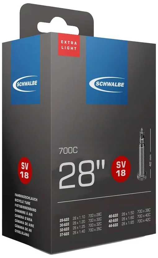 Schlauch Schwalbe SV18 EXTRA LIGHT, Ansicht 1