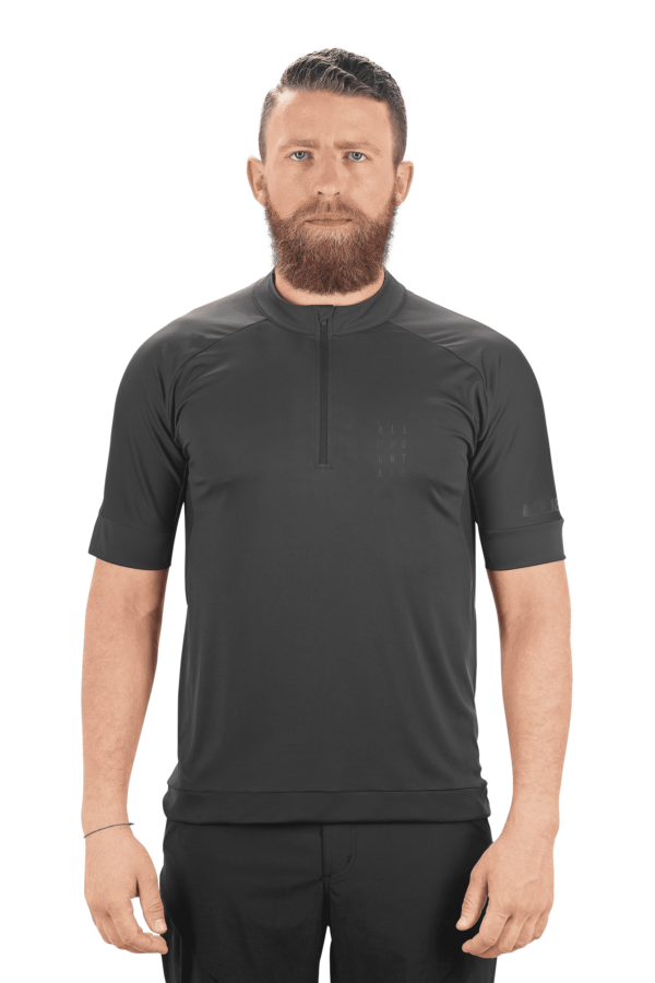CUBE AM Trikot Half Zip kurzarm