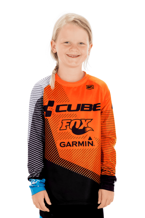CUBE JUNIOR EDGE Trikot langarm X Actionteam