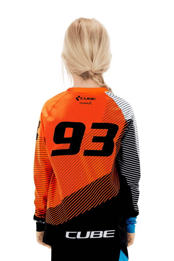 CUBE JUNIOR EDGE Trikot langarm X Actionteam – Bild 2
