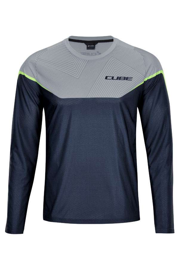 CUBE EDGE Rundhalstrikot langarm – Bild 5
