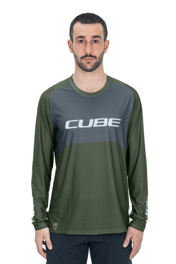 CUBE VERTEX Rundhalstrikot TM langarm – Bild 3