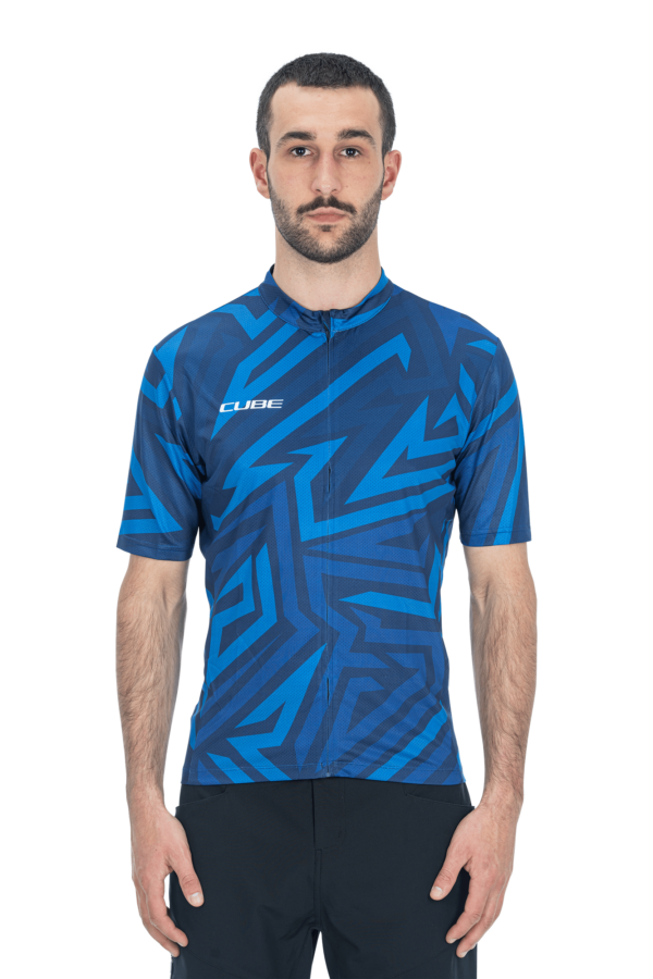 CUBE ATX Trikot Full Zip CMPT kurzarm – Bild 3