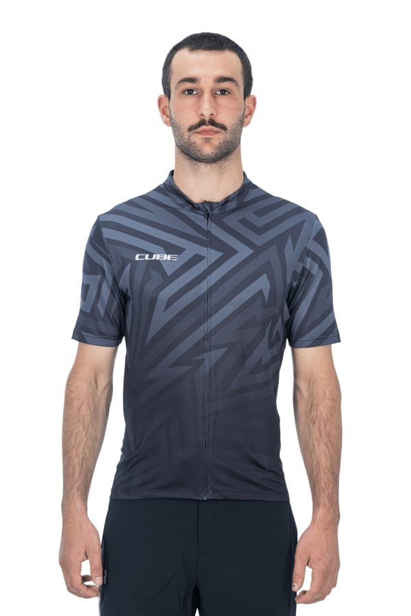 CUBE ATX Trikot Full Zip CMPT kurzarm – Bild 3