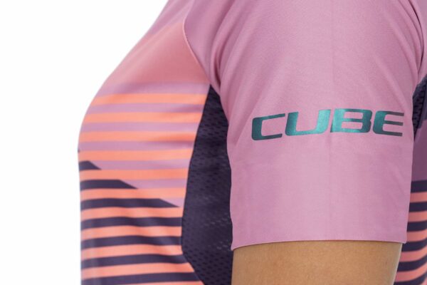 CUBE TEAMLINE WS Rundhalstrikot kurzarm