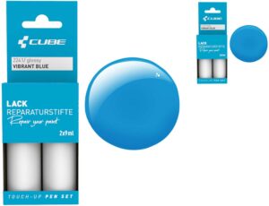 CUBE Lackstift Set VIBRANT BLUE matt 2147